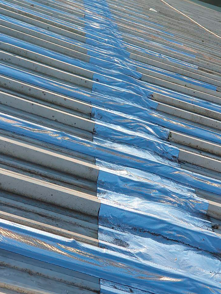 Cinta Asfáltica Adhesiva Multiuso y tapagoteras DRYKOFITA 10 cm x 10 mt- Aluminizada - DRYKO 7