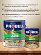 Pintura Protectora para maderas PROBELL LASUR SATINADO 4 Litros. - Miniatura 3