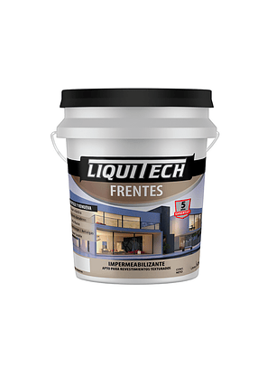 Impermeabilizante para frentes y muros Liquitech 4 Lts Colores