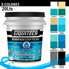 Pintura Membrana para Piscinas 10 Litros. Liquitech   8