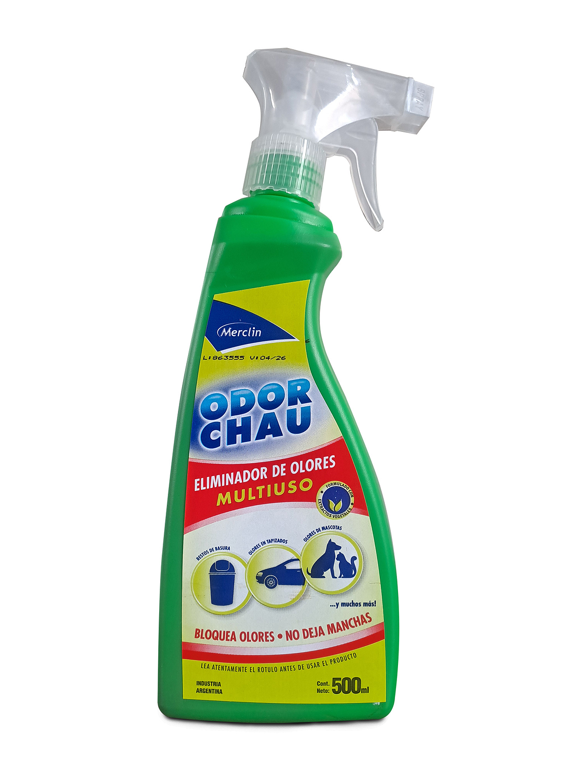 Eliminador de olores Merclin Odor Chau Cañerias 500 Ml 1