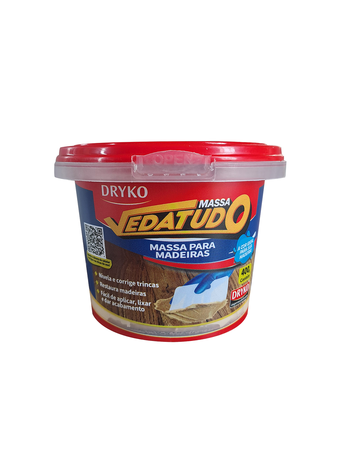 Masa Repara madera Dryko Vedatudo 400 Gr. 1