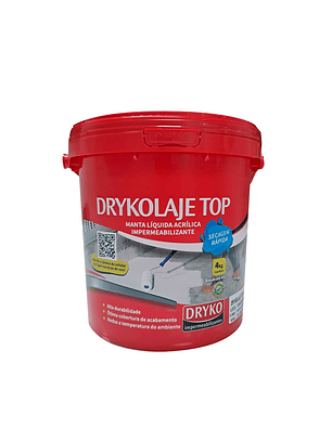 Manta líquida acrílica impermeabilizante Drykolaje Top 