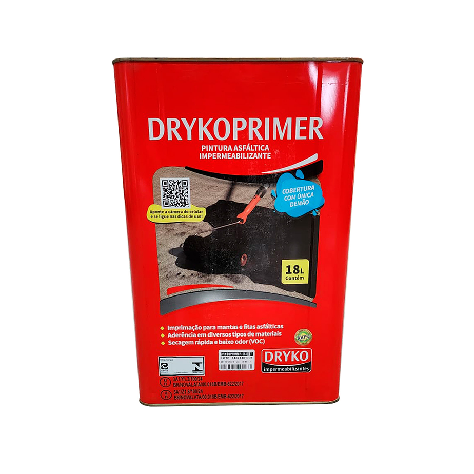 Emulsión asfáltica Dryko Primer ACQUA 18 Lts  1