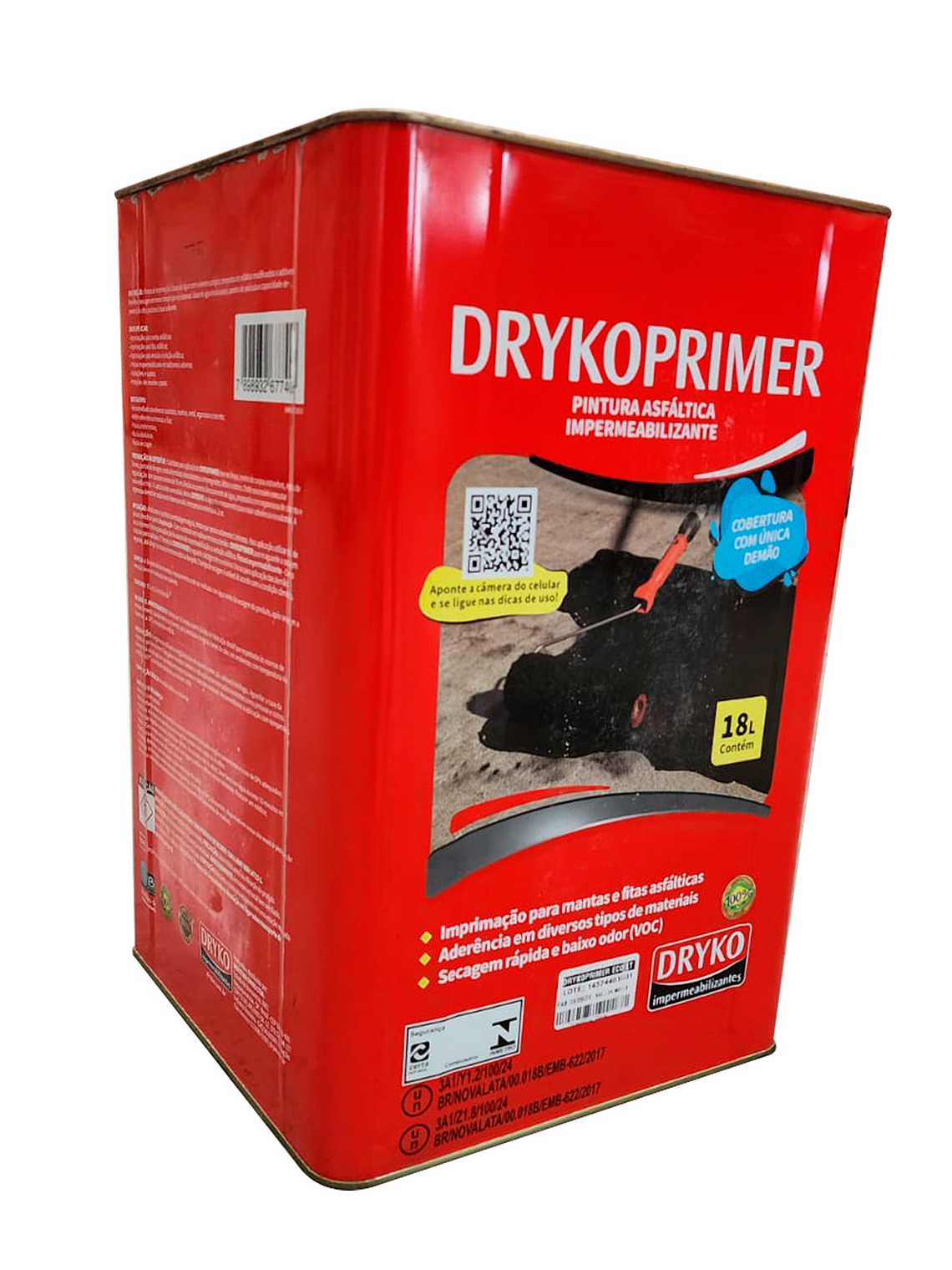 Emulsión asfáltica Dryko Primer ACQUA 18 Lts  2
