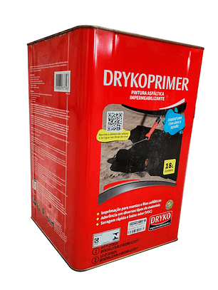 Emulsión asfáltica Dryko Primer ACQUA 18 Lts 