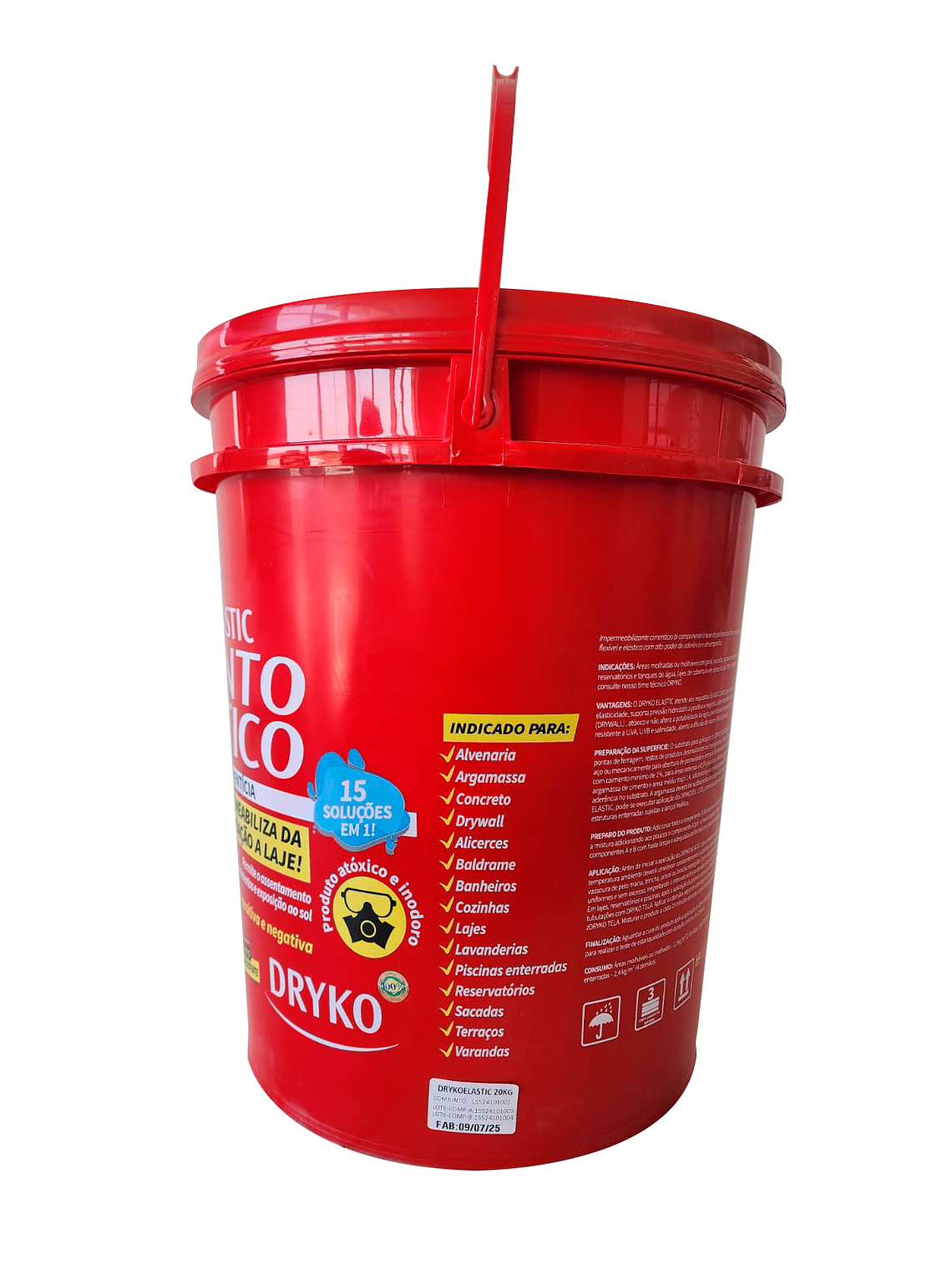 Membrana líquida cementosa Drykoelastic 20kg 2