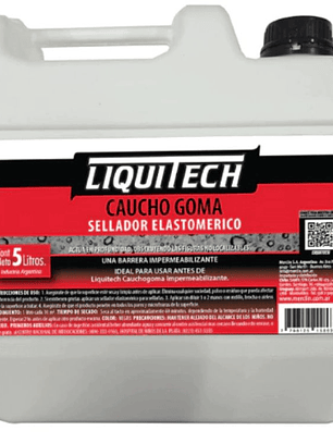 Sellador Elastomerico Cauchogoma Impermeabilizante Cauchogoma x 5Lt  Negro