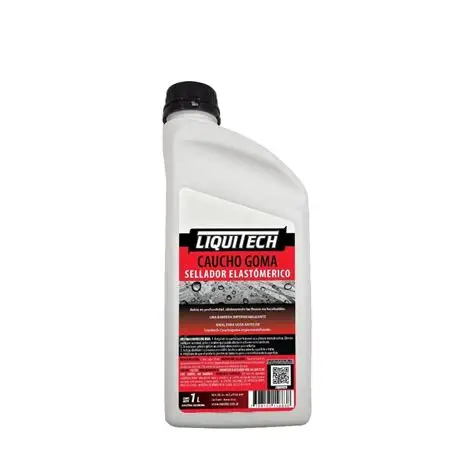 Sellador Elastomero Cauchogoma Impermeabilizante Cauchogomax 1Lt Negro