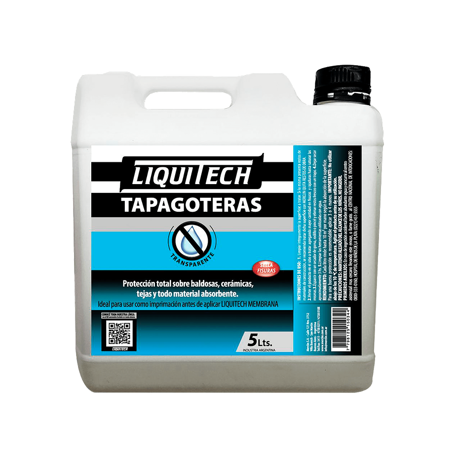 LIQUITECH TAPAGOTERAS TRANSPARENTE 5 L 1