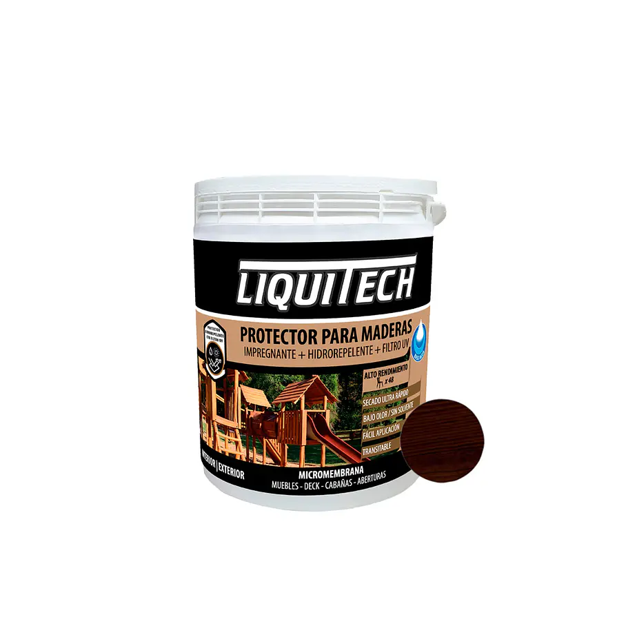 Liquitech Micromembrana protector para madera 1 Lt 6