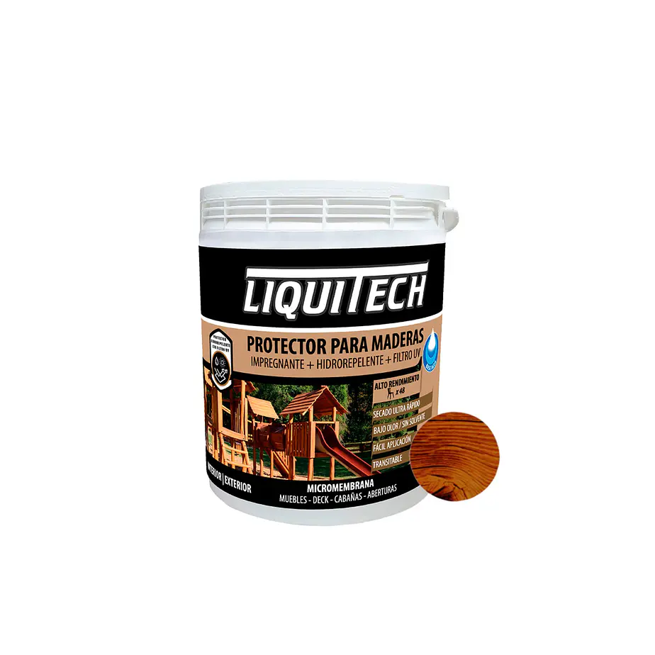 Liquitech Micromembrana protector para madera 1 Lt 8