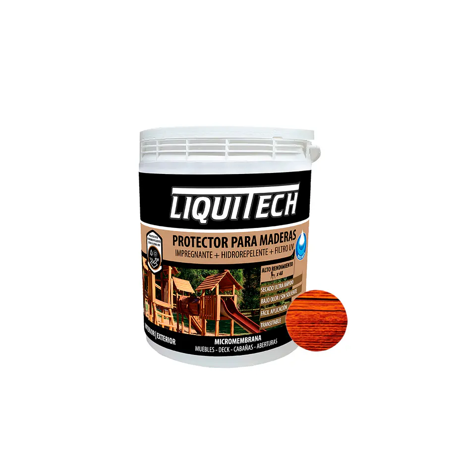 Liquitech Micromembrana protector para madera 1 Lt 10