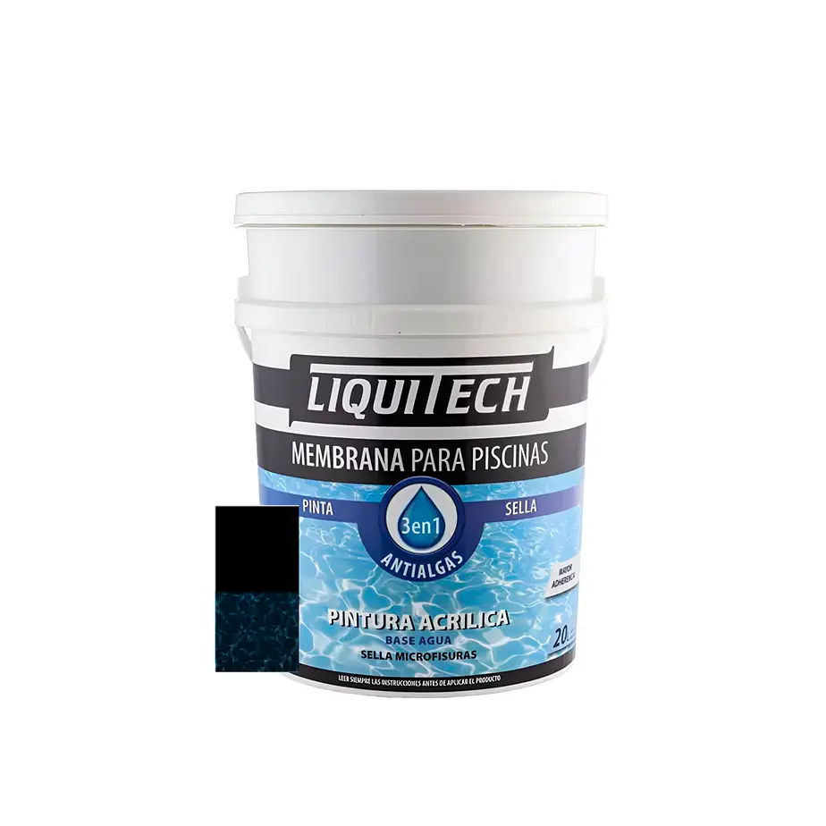 Pintura Membrana para Piscinas 20 Litros. Liquitech   8