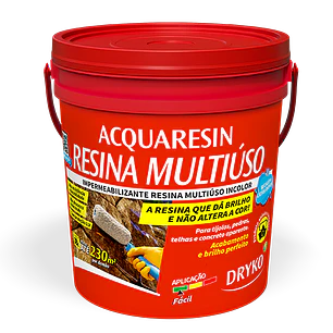  IMPERMEABILIZANTE DE RESINA MULTIÚSO INCOLORO ACQUARESIN  18 lts DRYKO 