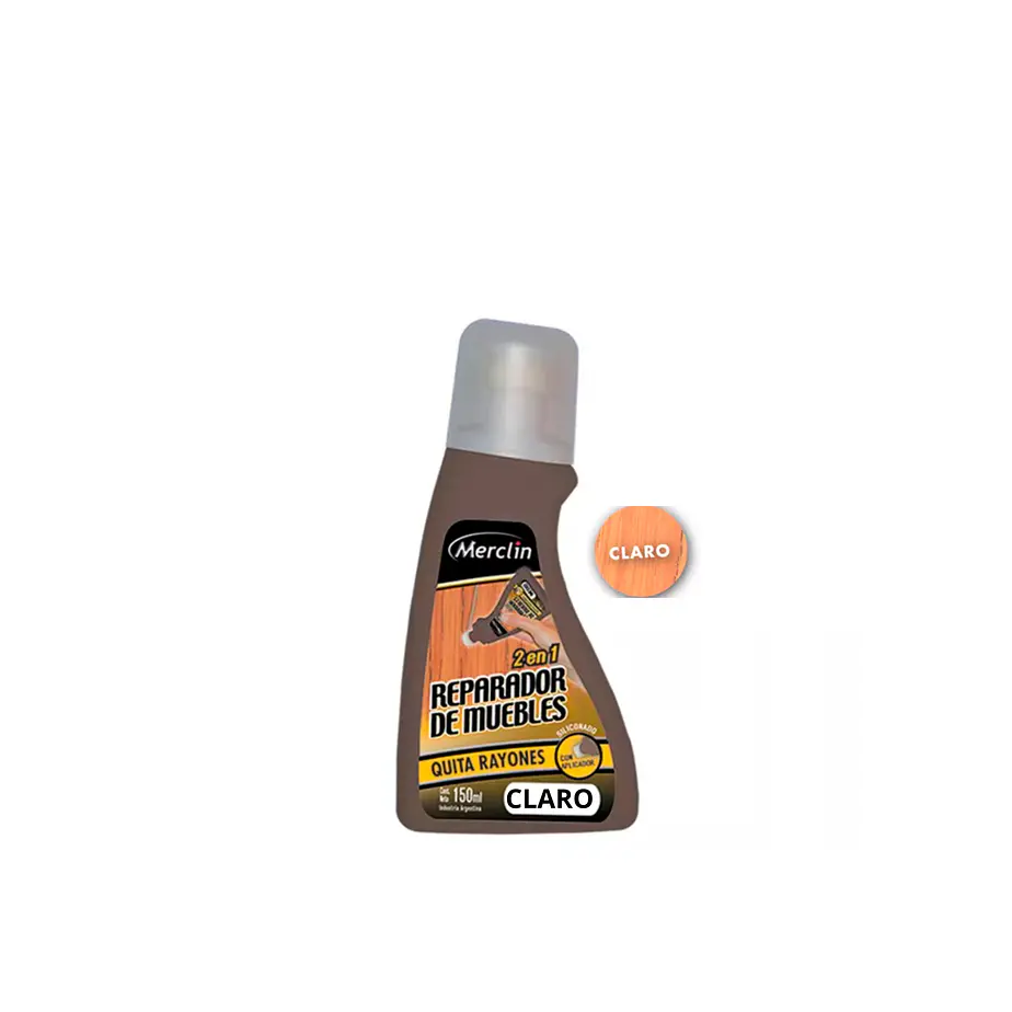 Reparador de muebles quita rayones 150ml Merclin Claro 1