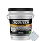Pintura impermeabilizante sustentable y Transitable Caucho Goma Liquitech 4 Kg.   - Miniatura 4