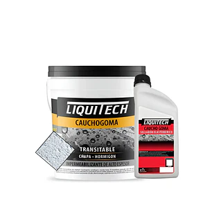 Pack Impermeabilizante Caucho Goma X 4kg + Sellador 1 Lts