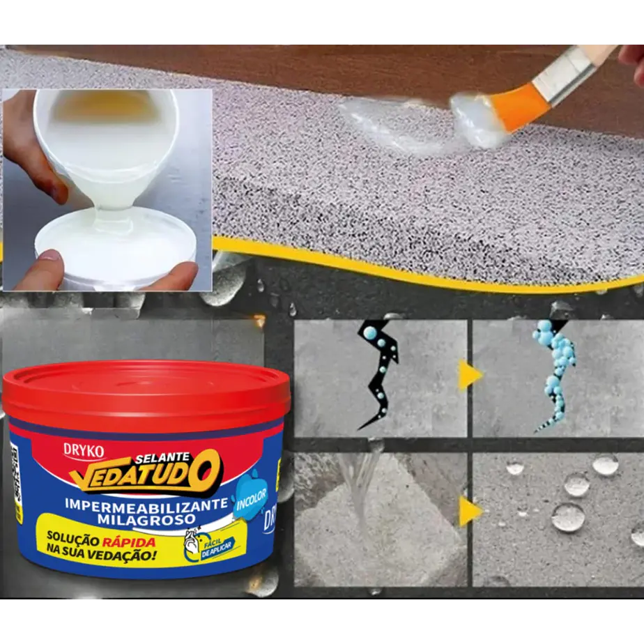 Impermeabilizante de Alto Rendimiento de base acrílica Milagroso 300 gr. 2