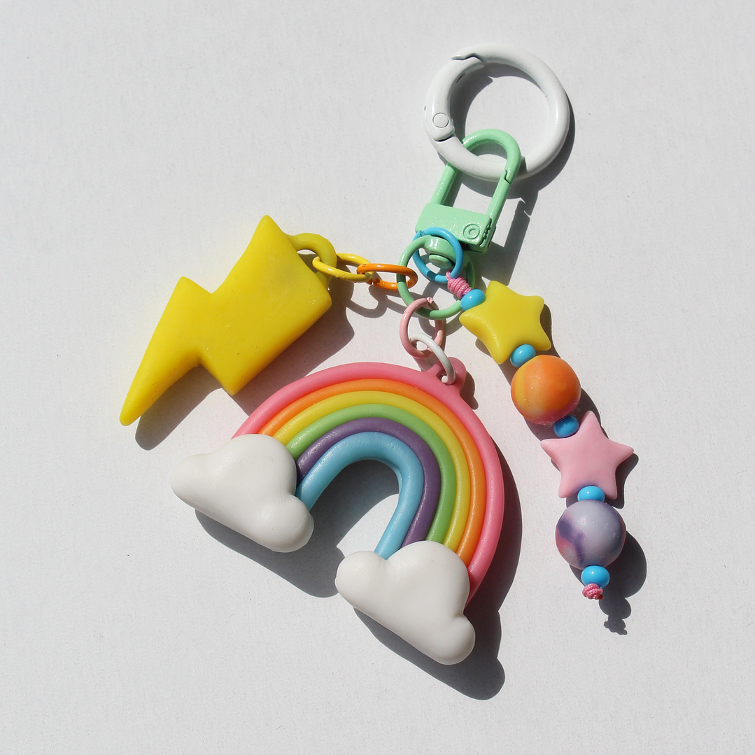 Llavero Charm Arcoiris 1