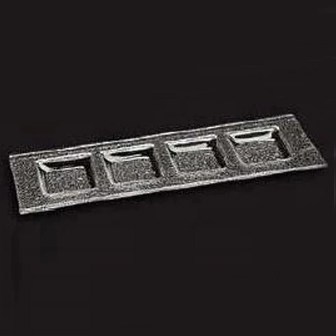 Plato Vidrio Fundido Divisiones 3D  1