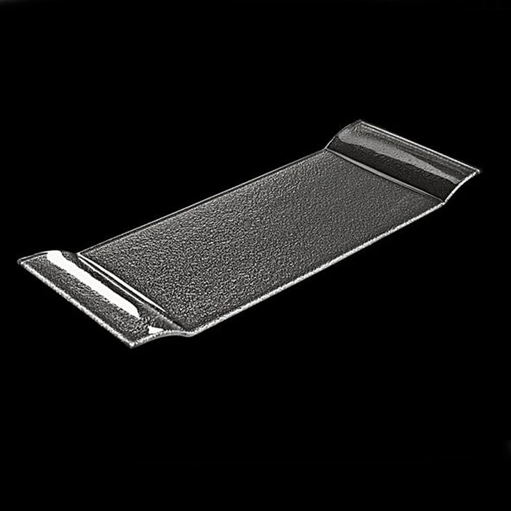 Plato Vidrio Fundido Rectangular 3D 1