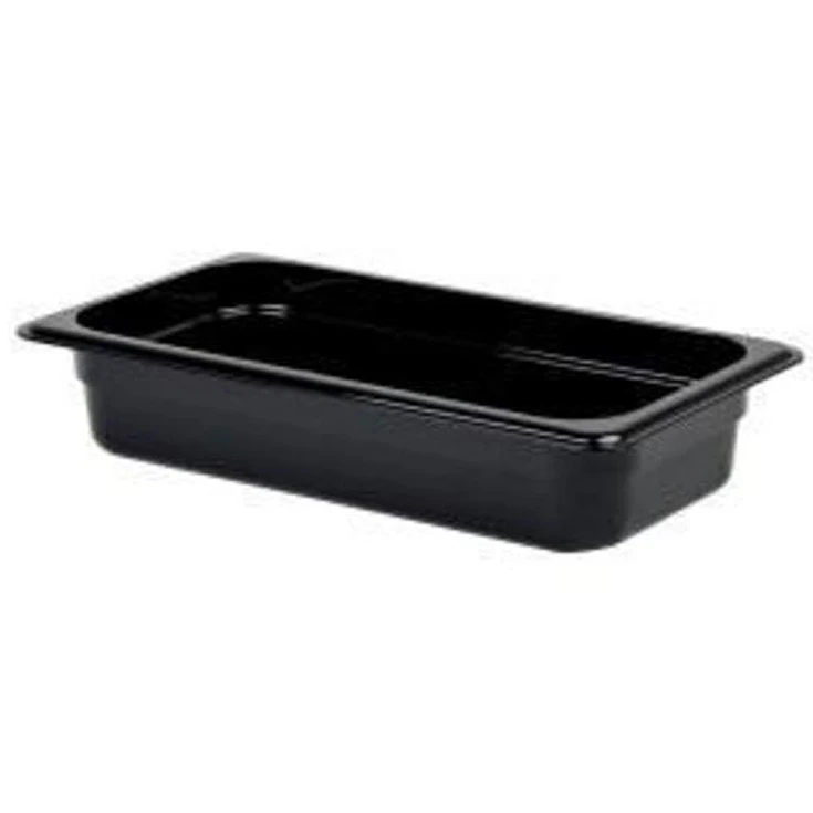 Recipiente Gn Policarbonato Negro 1/3 10Cm Aco 1