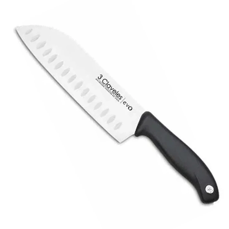 Cuchillo Evo Santoku 18Cm Tres Claveles 1