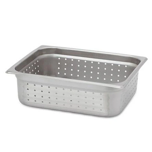 Recipiente GN Acero 1/2 Perforado 10 Cm Aco 1