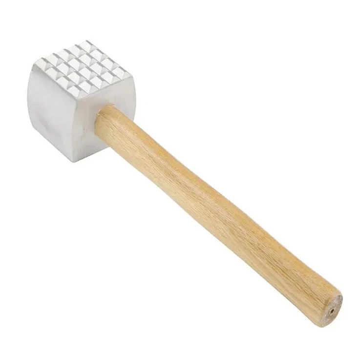 Mazo Ablandador Carne Mango Madera Dechef 1