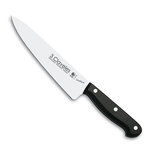 Cuchillo Cocina Uniblock 18Cm Tres Claveles 1
