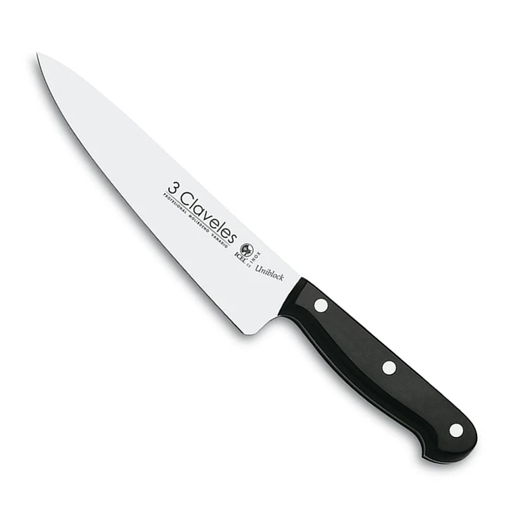 Cuchillo Cocina Uniblock 18Cm Tres Claveles 1