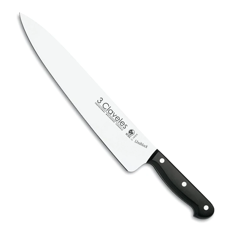 Cuchillo Cocina Uniblock 30Cm Tres Claveles 1