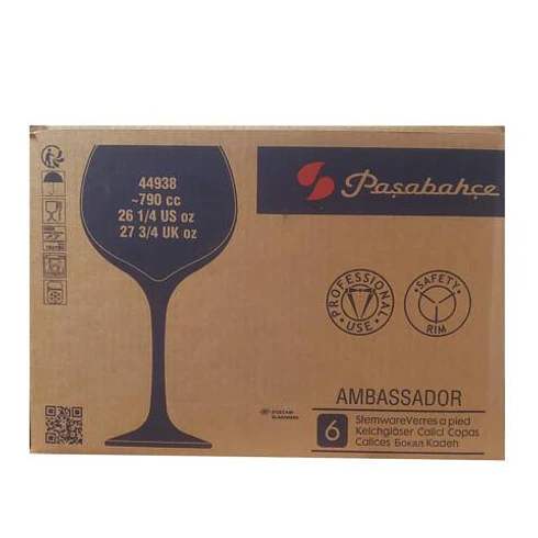 Pasabahce Copa Ambassador Burgundy 790Ml (6 Pcs) 3