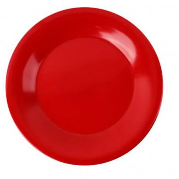 Efay Plato Melamina Redondo 23cm Rojo 1
