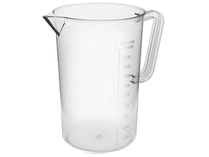 Jarro Medida 1 Lt Plastico Dechef