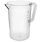 Jarro Medida 1 Lt Plastico Dechef - Miniatura 1