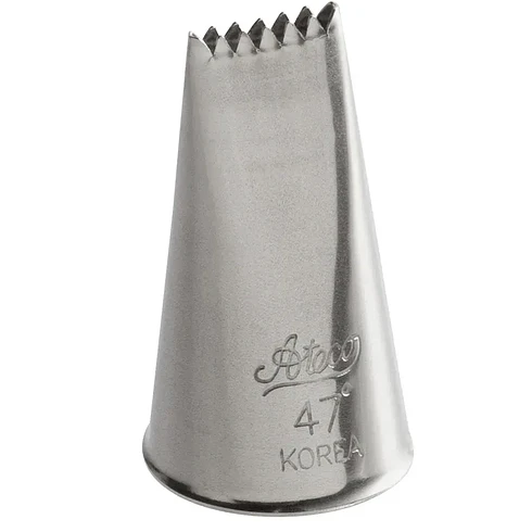 Boquilla Reposteria Pequeña Tejido #47 Ateco 1