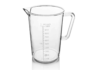 Jarro Medida 1 Lt Plastico Dechef