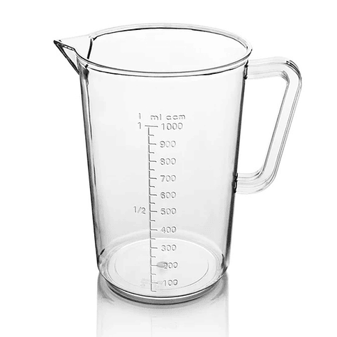 Jarro Medida 1 Lt Plastico Dechef 2