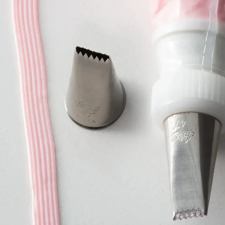 Boquilla Reposteria Pequeña Tejido #47 Ateco 2