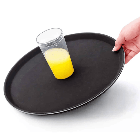 Bandeja Antideslizante Negra 40Cm Dechef 2