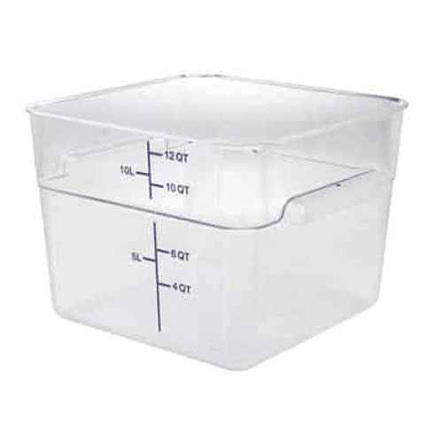 Recipiente Policarbonato 12Qt Con Tapa Dechef 2