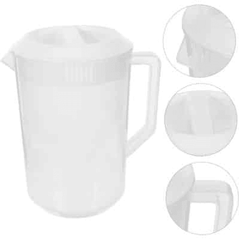 Jarro 4 Lt Con Tapa Blanca Dechef 2