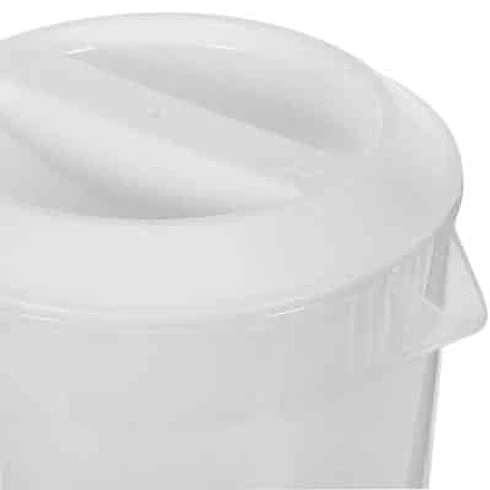 Jarro 4 Lt Con Tapa Blanca Dechef 4