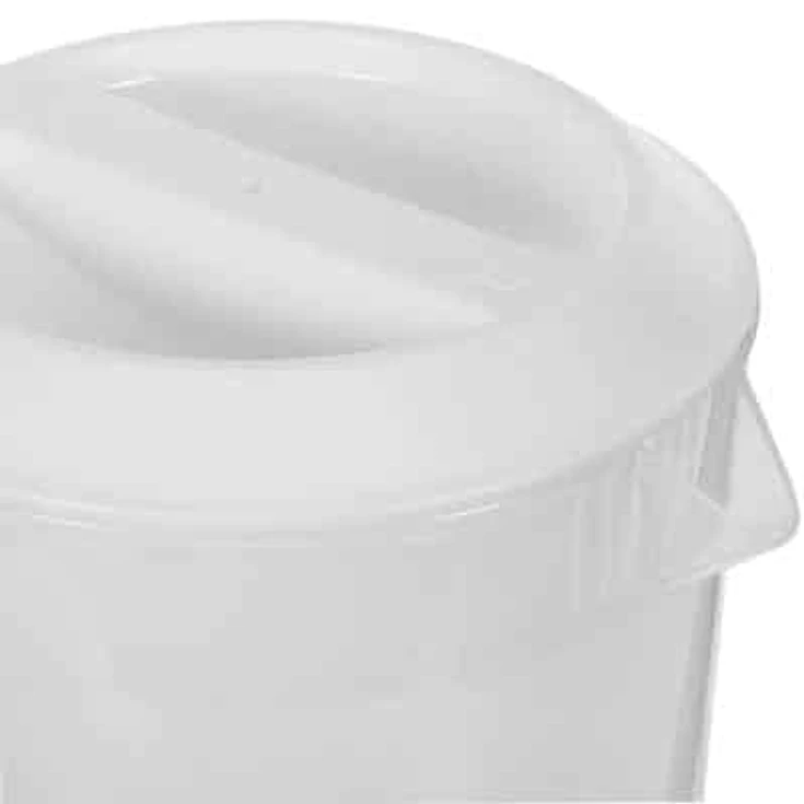 Jarro 4 Lt Con Tapa Blanca Dechef 4