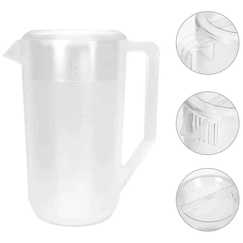Jarro 3.5 Lt Con Tapa Transparente Dechef 2