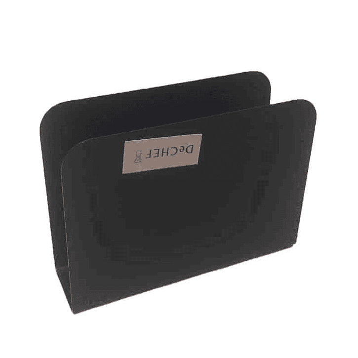 Servilletero Cuadrado Negro 1