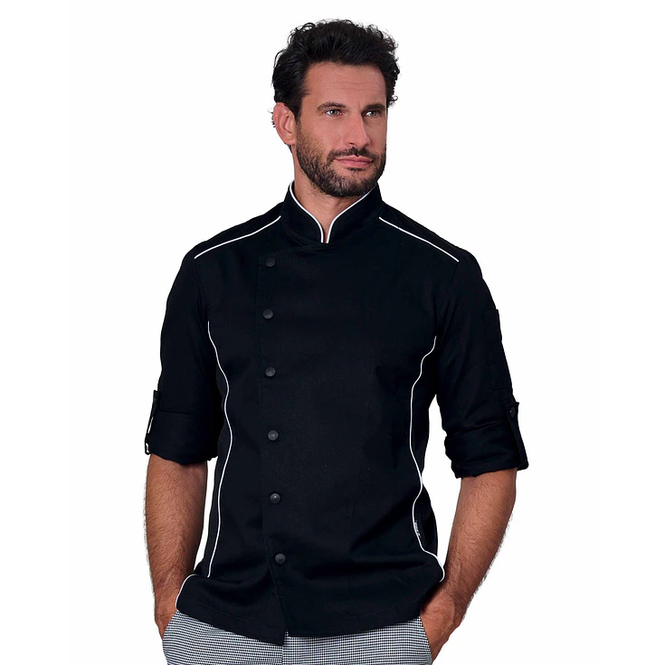 Siggi Alex Chaqueta Chef Negra 1