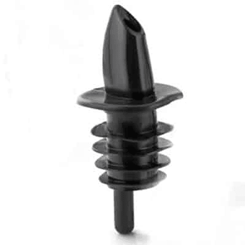 Dosificador Plastico Negro (12 Pcs) Dechef 1